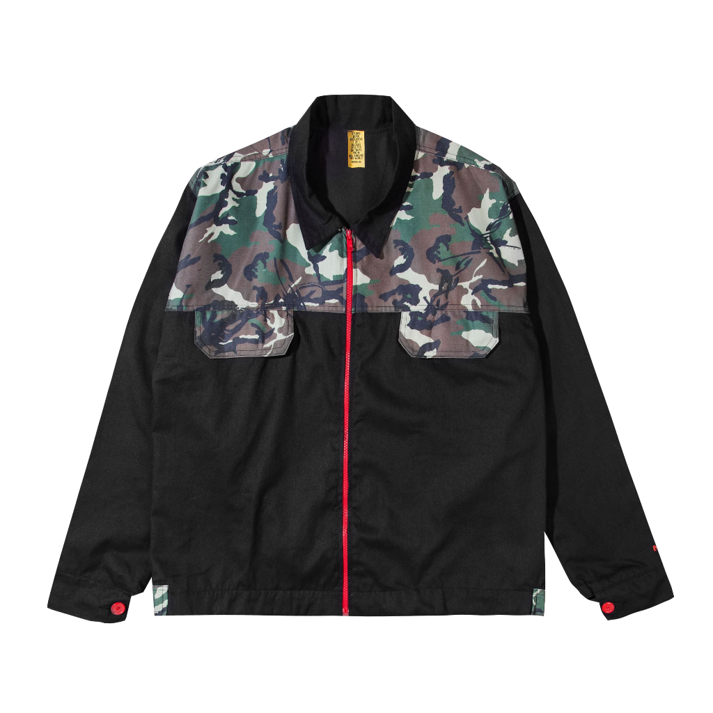 Buru Studio Camo Barb Wire Work Jacket