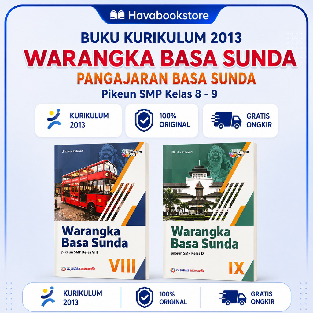 (ORI) WARANGKA BASA SUNDA SMP/MTS KELAS 8&9 | KURIKULUM 2013 | CV. PUSTAKA ANDROMEDIA