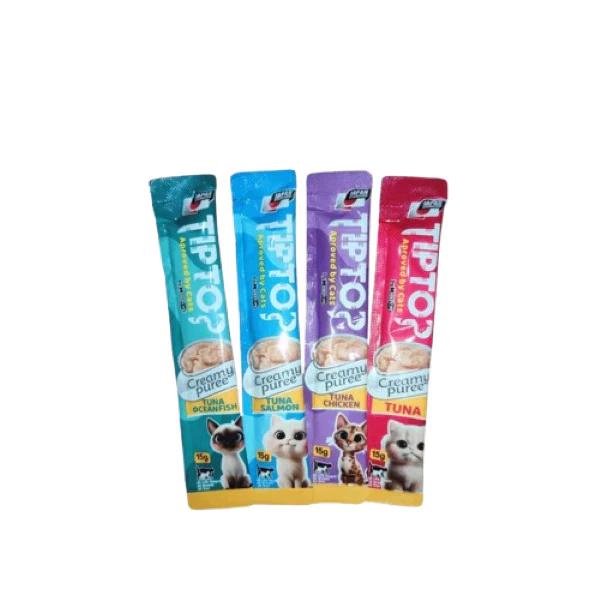 Tiptop Creamy Snack Kucing 15g (KHUSUS BATAM)
