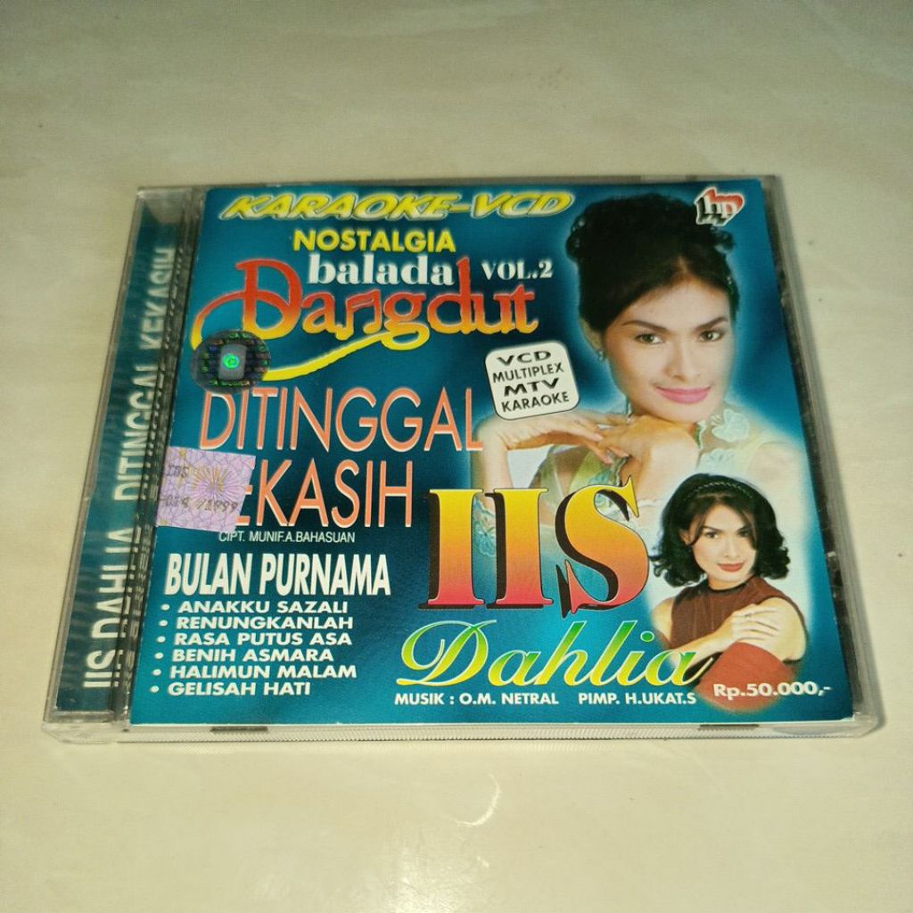 VCD IIS DAHLIA BALADA DANGDUT NOSTALGIA VOL 2 DITINGGAL KEKASIH RENUNGKANLAH