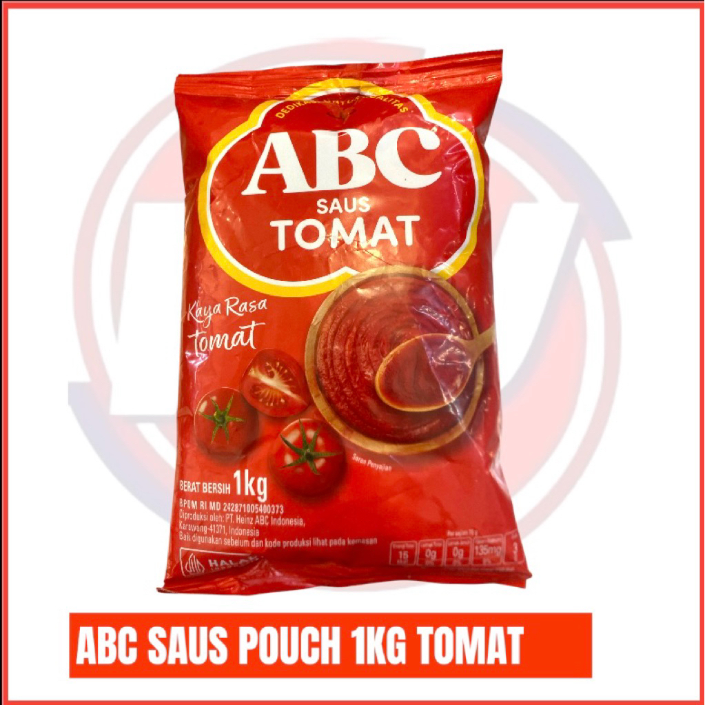 ABC SAUS POUCH 1KG TOMAT