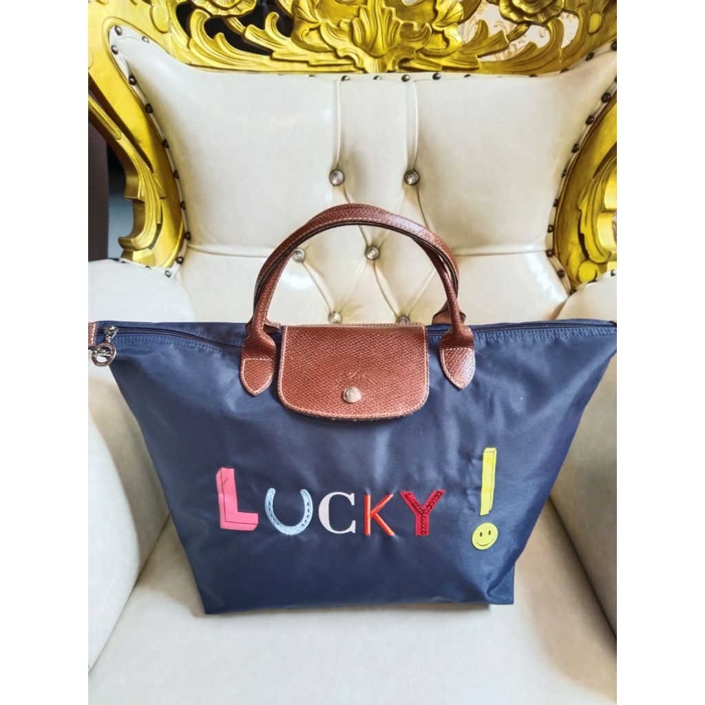 Tas LONGCHAMP bekas pemakaian, second seken preloved