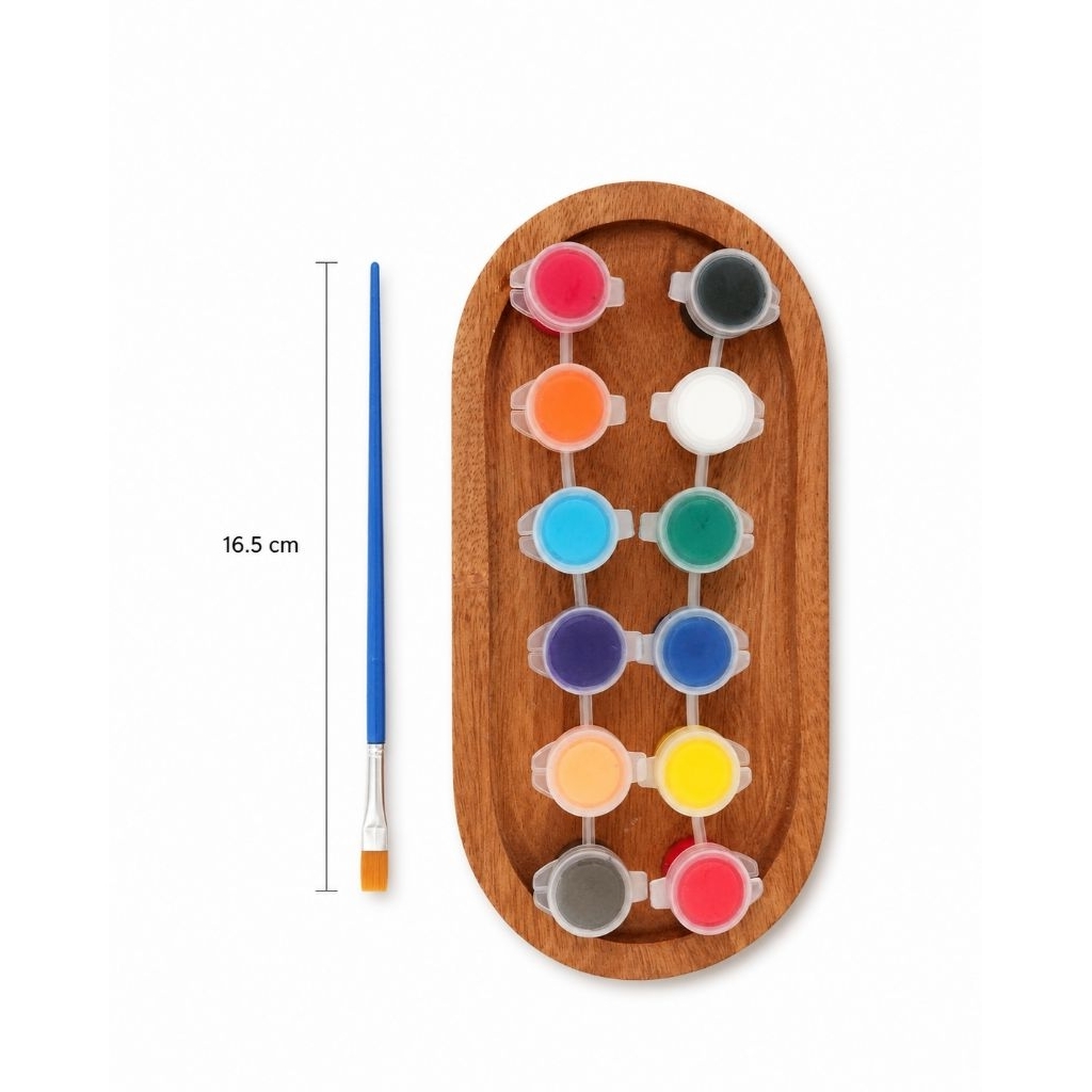 Satu set melukis, Cat Lukis & Kuas Lukis