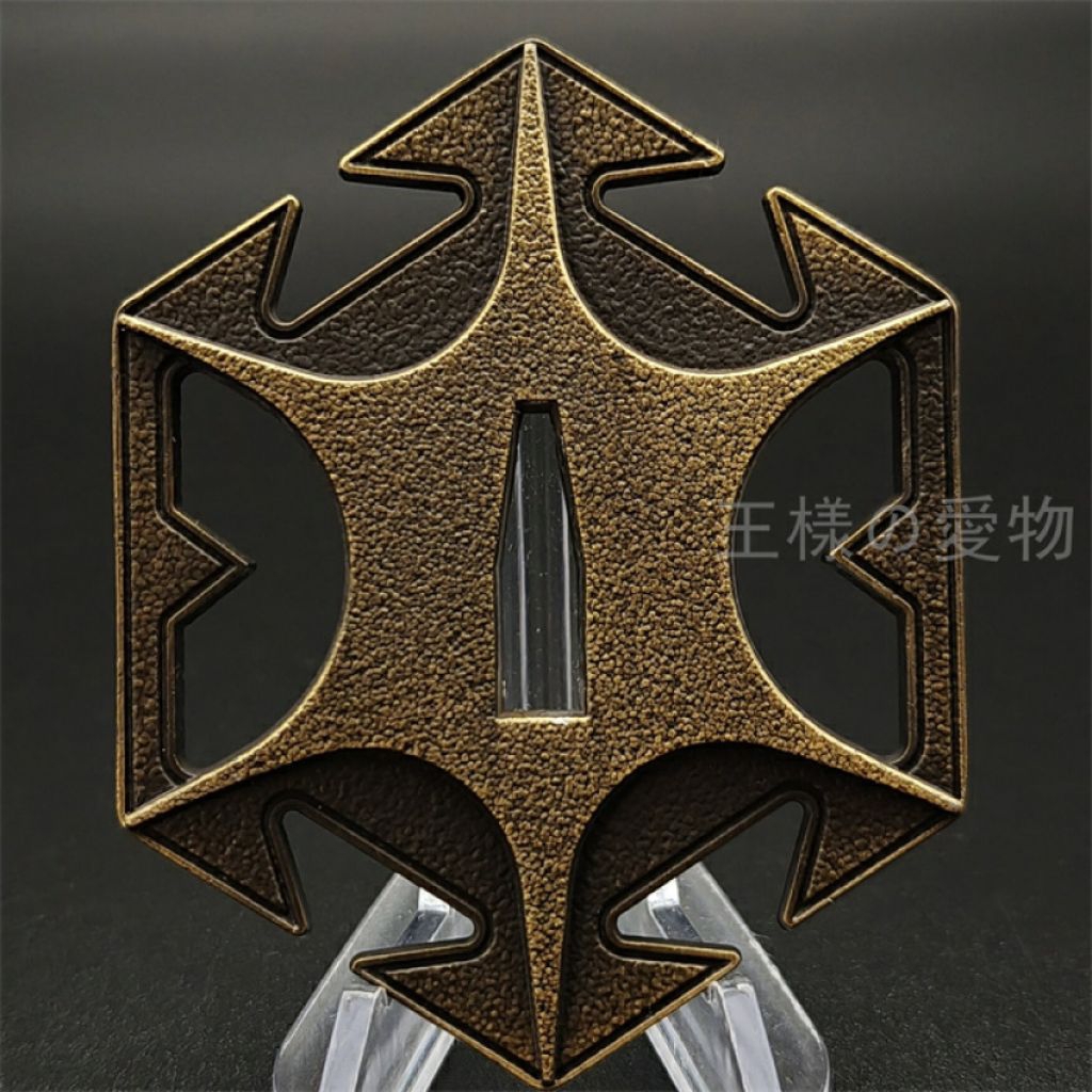 aksesoris tsuba samuraiy katana tsuba ninja hexagonal snake eye