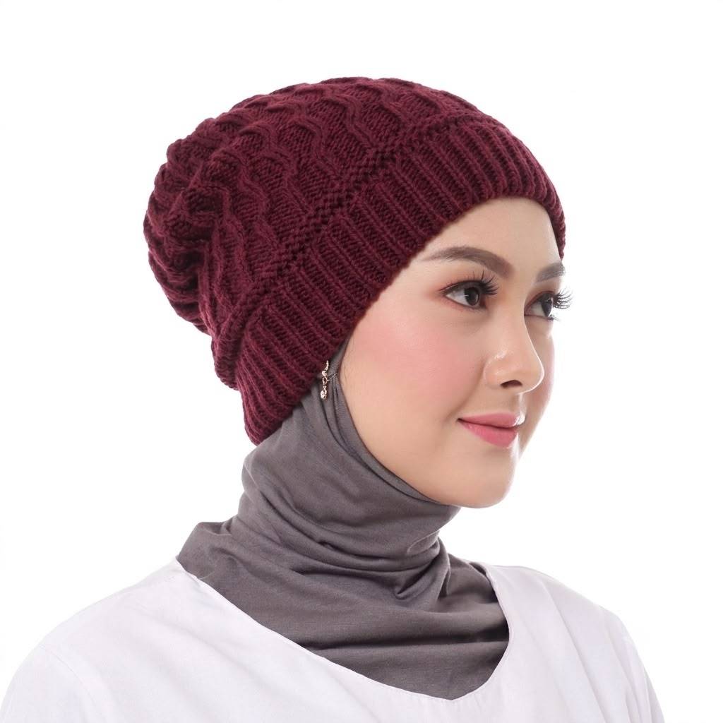 Pass Rajut kulpluk ciput  topi daleman hijab bahan premium