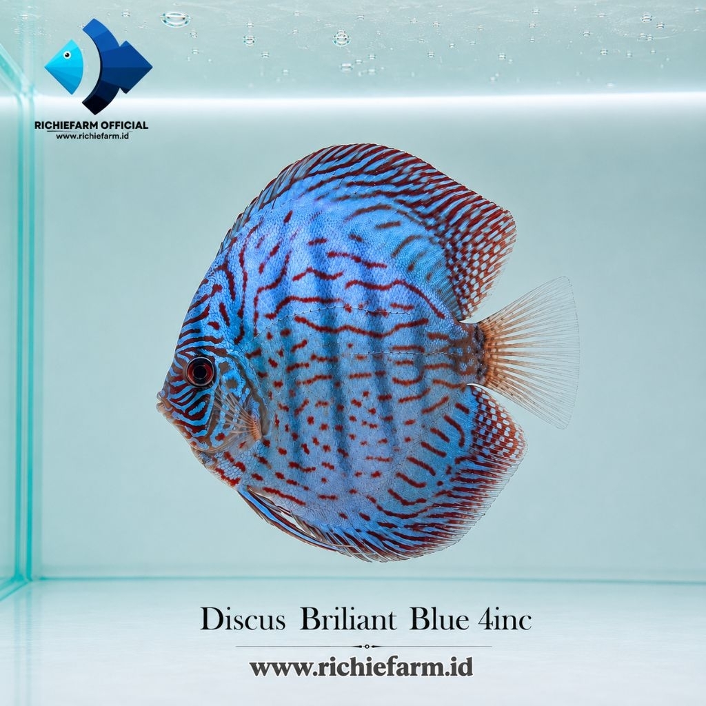 Discus Briliant Blue 4inc