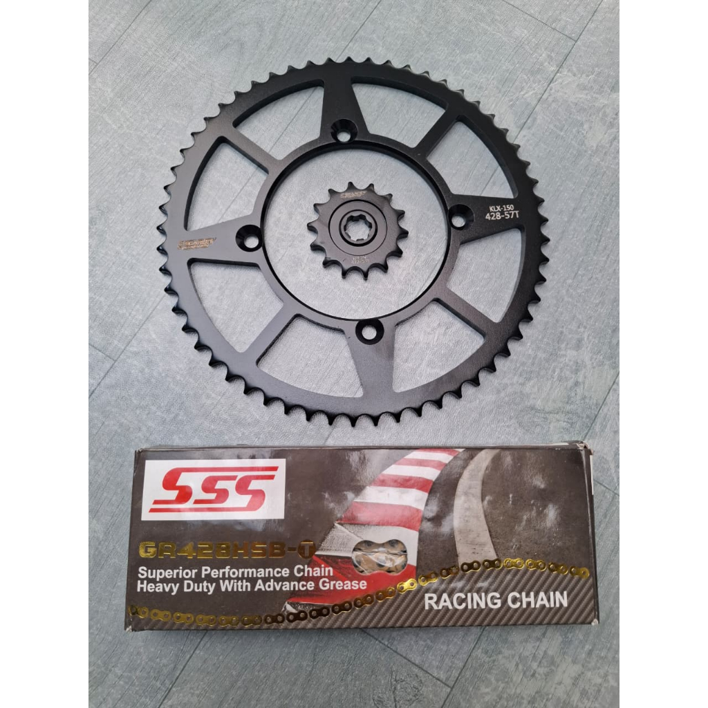 Gearset klx140/150 offroad adventure 56 57 gear offroad klx