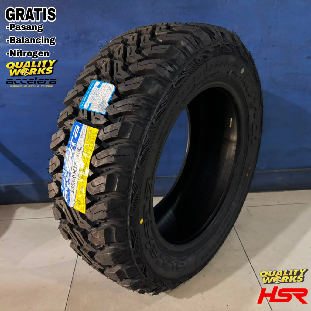 BAN MOBIL HILUX STRADA RING 18 UKURAN 265 60 R18 ACCELERA MT-01 265/60 R18 MT