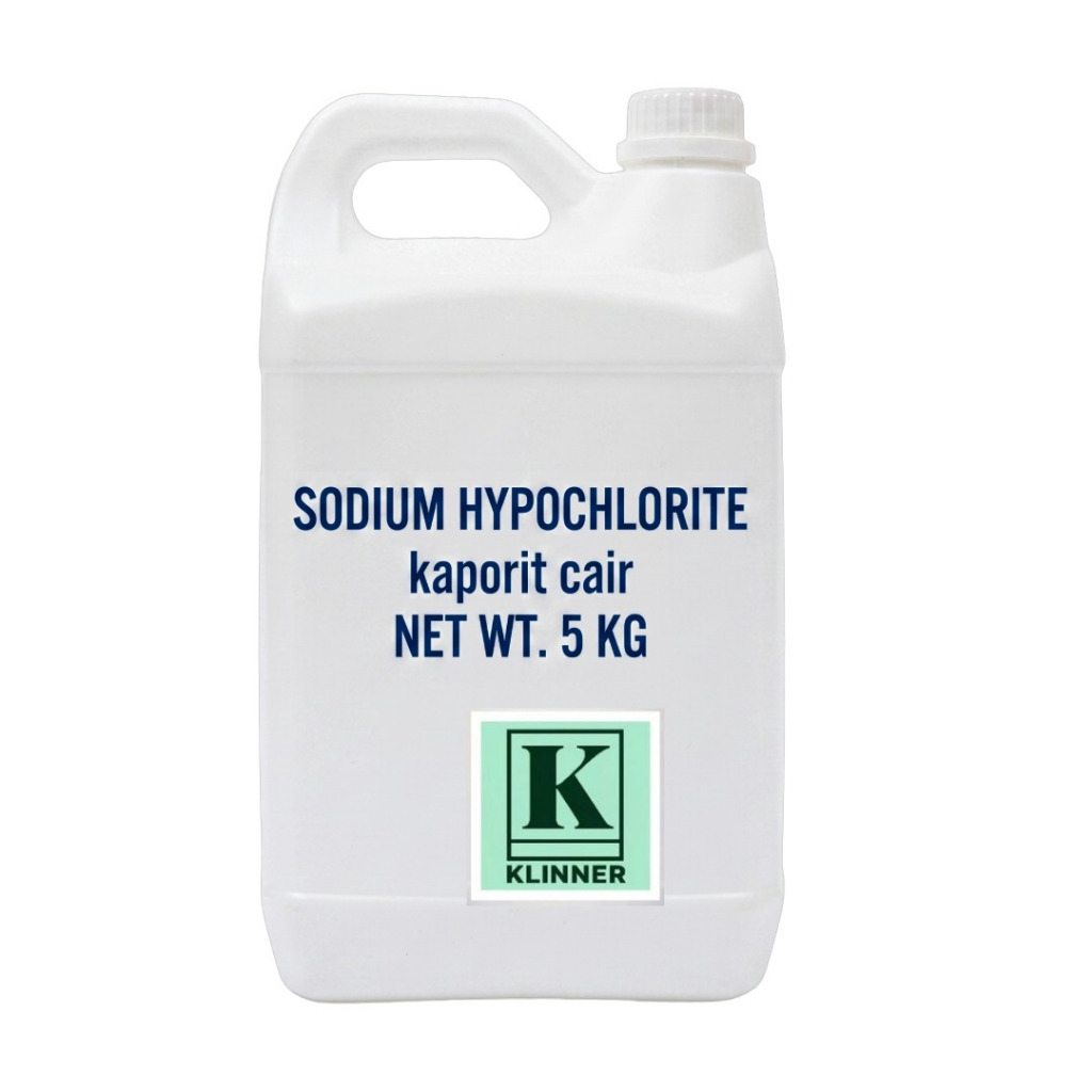 Sodium Hypochlorite 5 kg /Kaporit cair 12% /Sodium Hipo/ Biang Disenfektan/ Natrium Hipoklorit/NaOCI