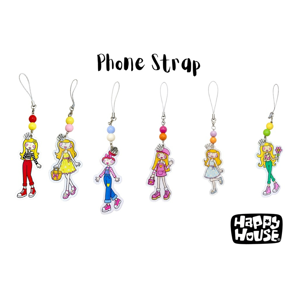 Phone Strap Happy House