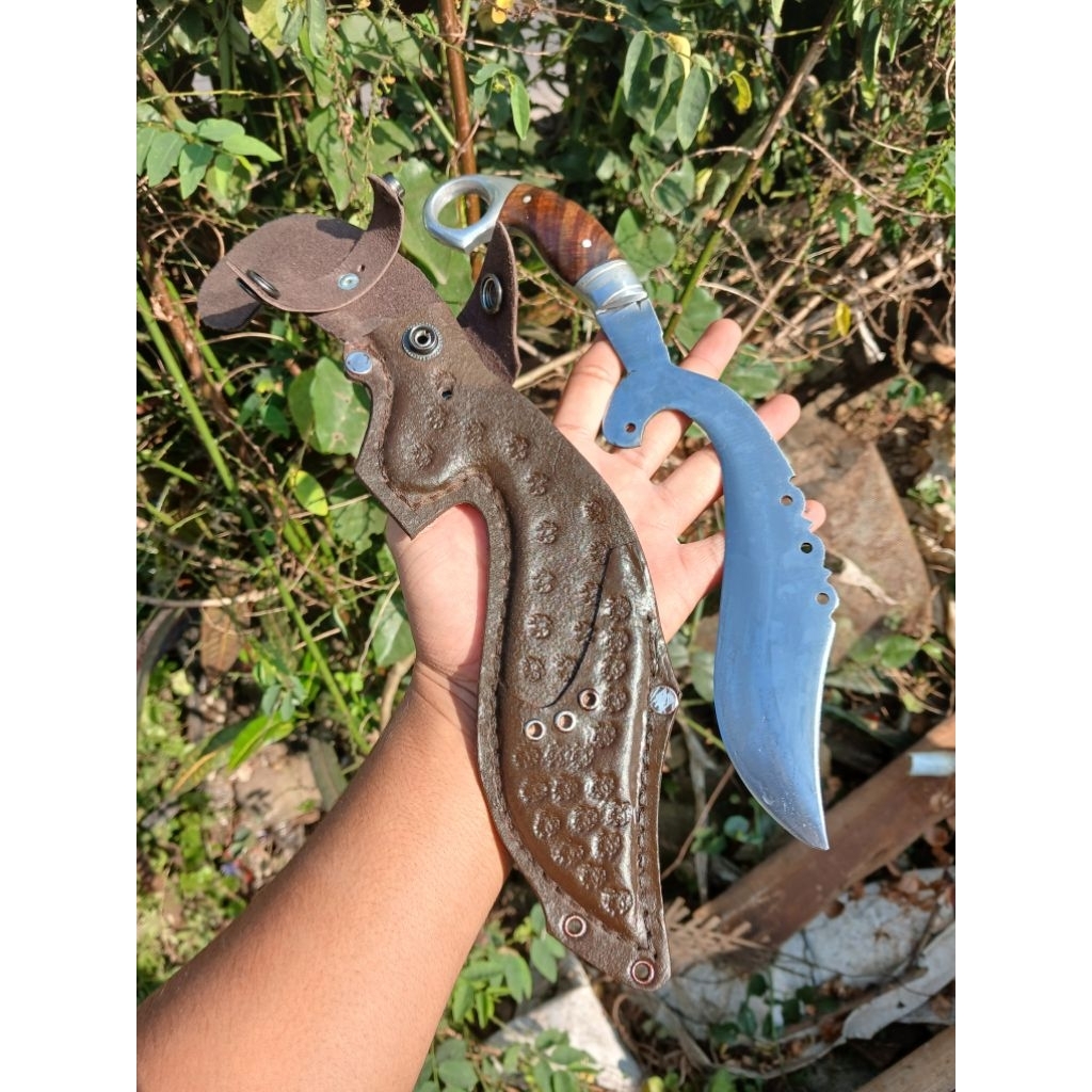 KUJANG SUNDA ASLI BAJA FULL TANG/ SOUVENIR SUNDA/ KUJANG KULIT/ KUJANG SILIWANGI/ KUJANG PAJAJARAN/ 