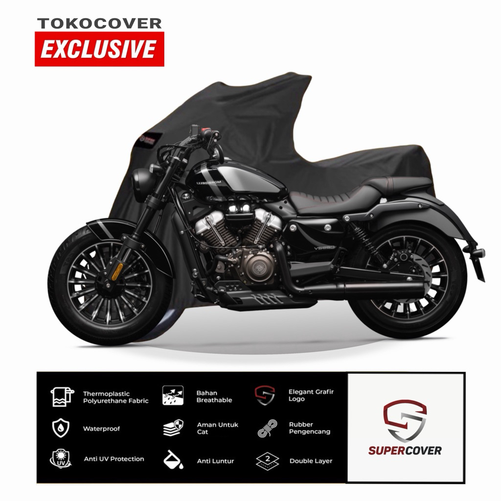 Cover Motor Sarung Motor morbidelli c252v Waterproof
