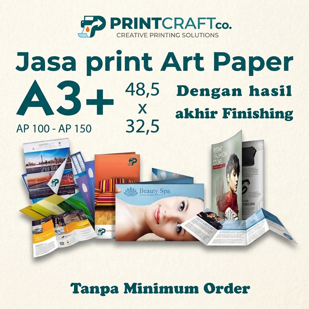 Cetak Print A3+ Art Paper Sehari Jadi - Jasa Cetak Poster Brosur Flyer Murah Berkualitas