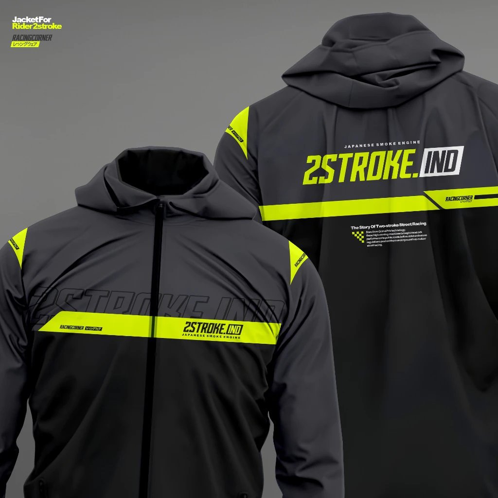 Jaket Racing || Jaket Motor 2Stroke IND || Full Printing Lotto
