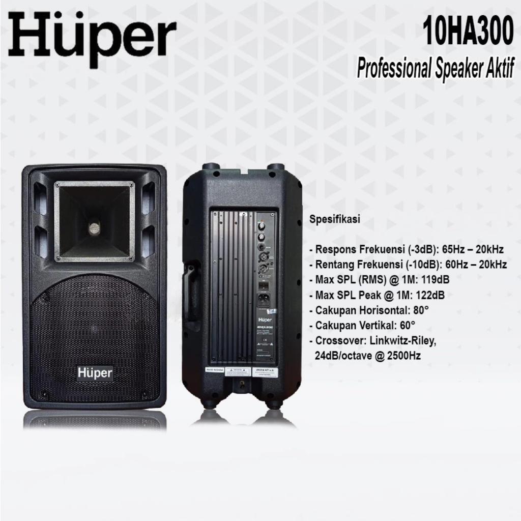 Speaker Active Huper 10HA300 / 10 HA 300 (10 Inch) (1 buah)