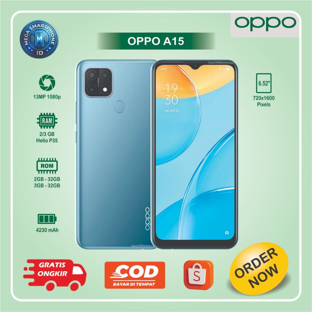 OPPO A15 | HP Second batangan