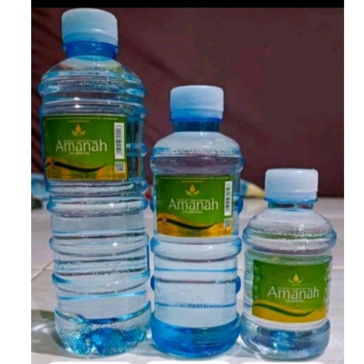 Air Amanah pH 8+ TDS <10 ppm Harga Ecer botol 330ml