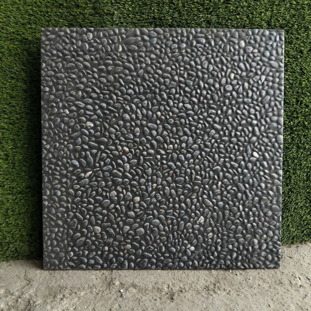 Keramik 50x50 motif batu(kasar-timbul)/ keramik batu alam/ keramik lantai carpot/ keramik lantai tam