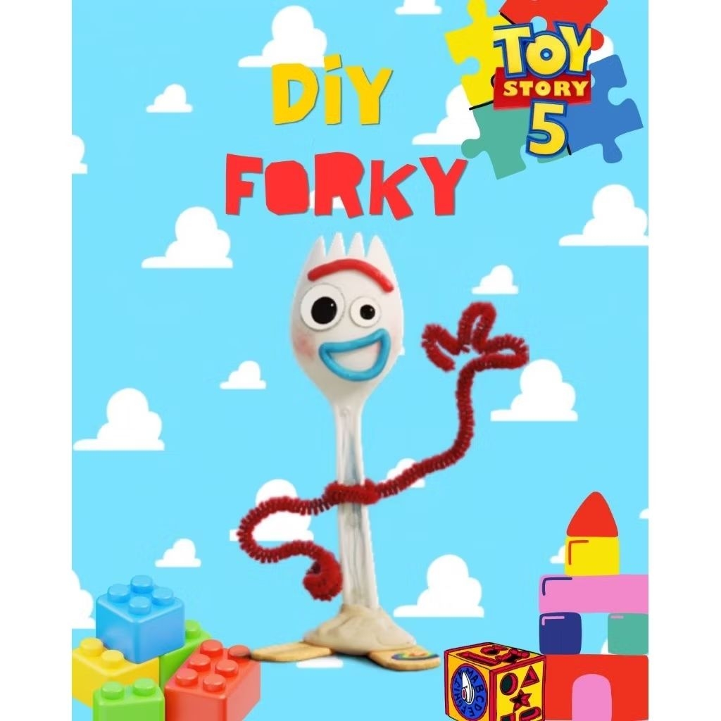 DIY FORKY toy story & DIY KAREN KNIFEY