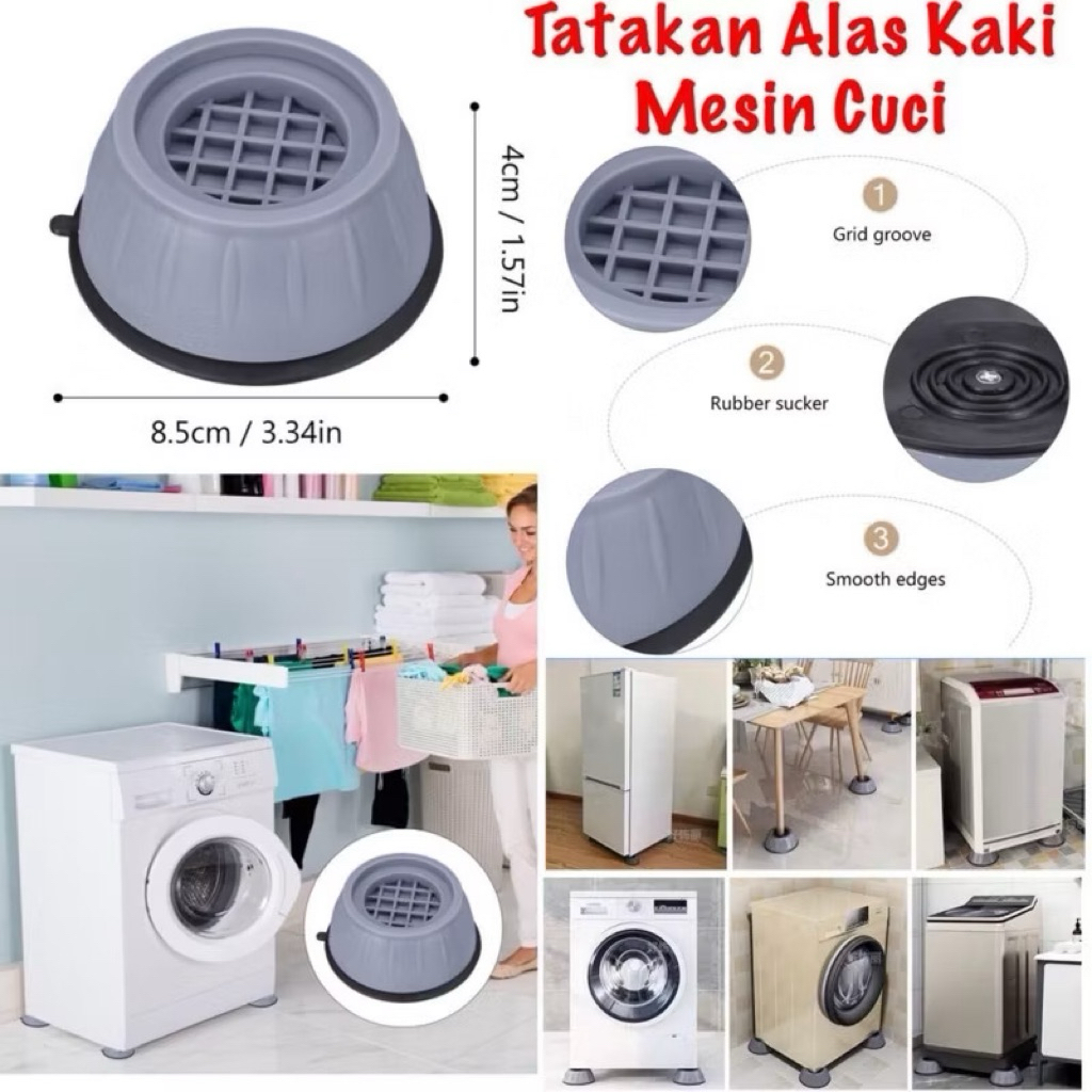 (GROSIRAN) Alas Kaki Mesin Cuci Anti Getar Tatakan Mesin Cuci