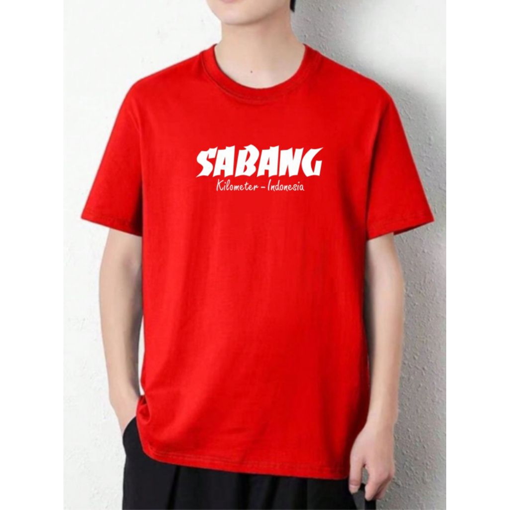 Kaos Sabang Aceh t-shirt koas Sabang kilometer indonesia
