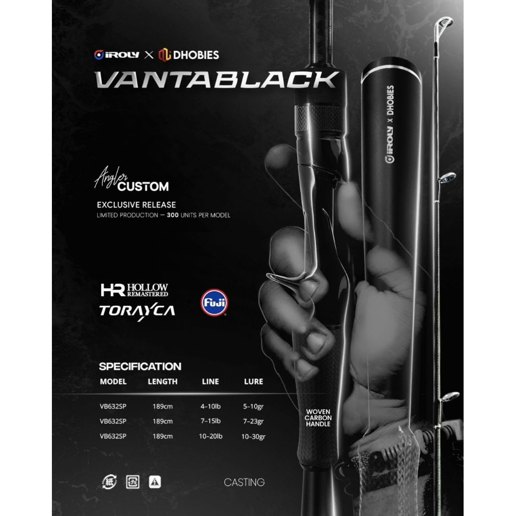 Joran Iroly Vantablack x Dhobies limited edition