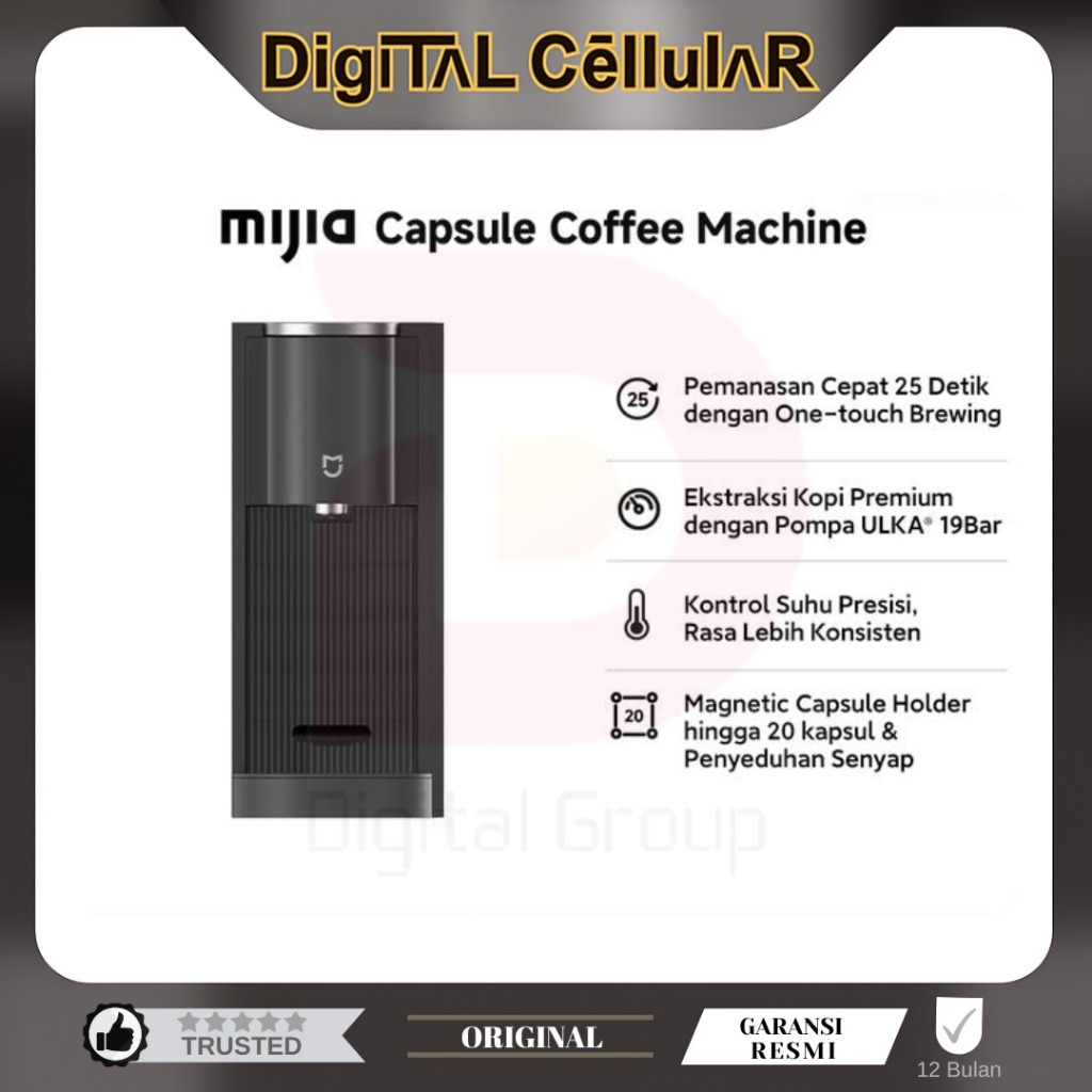 (DCG) XIAOMI MIJIA CAPSULE COFFEE MACHINE MESIN KOPI GARANSI RESMI