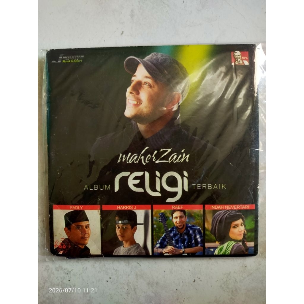 CD Original MAHER ZAIN "album religi terbaik" (cd kfc)