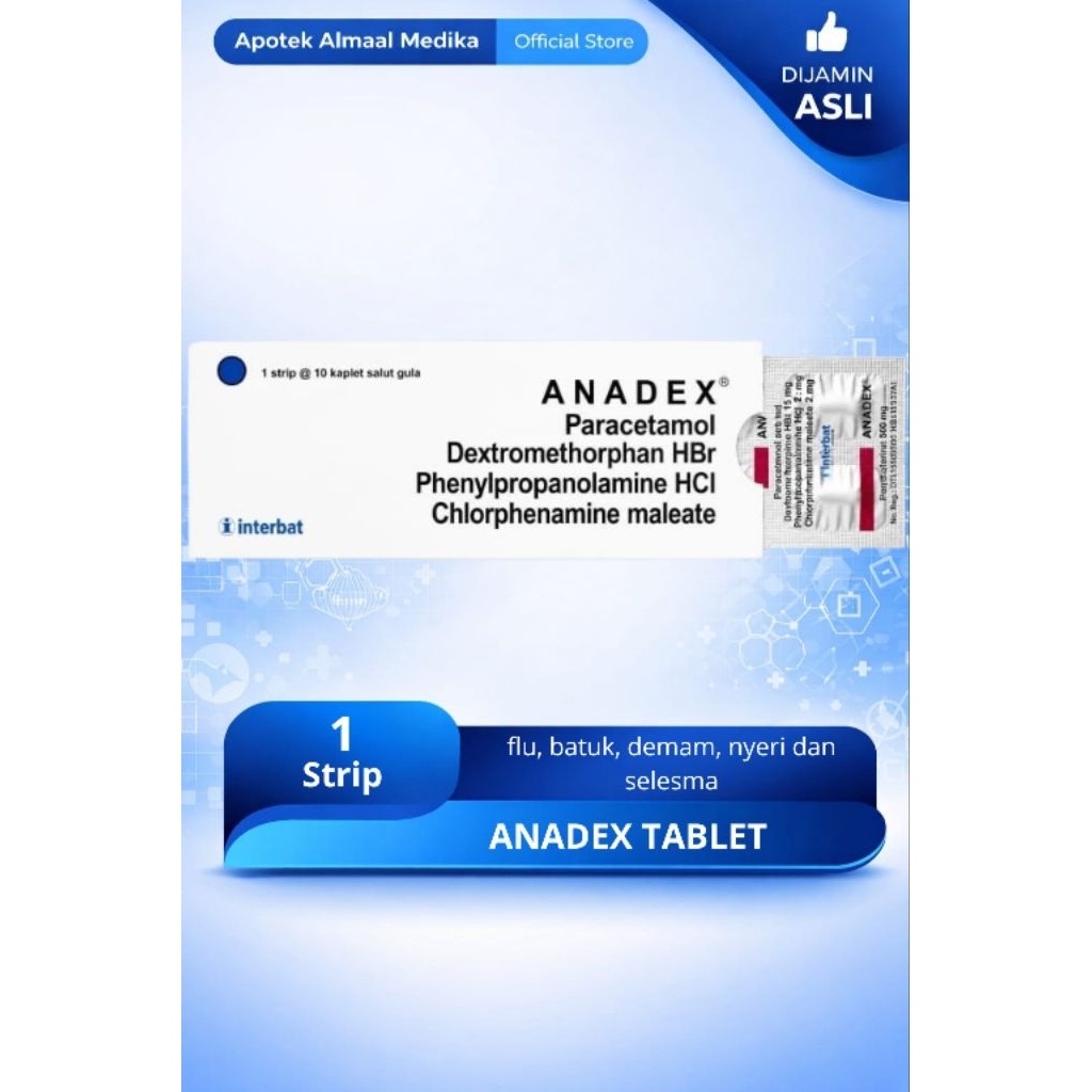 ANADEX TABLET - Obat Flu Batuk
