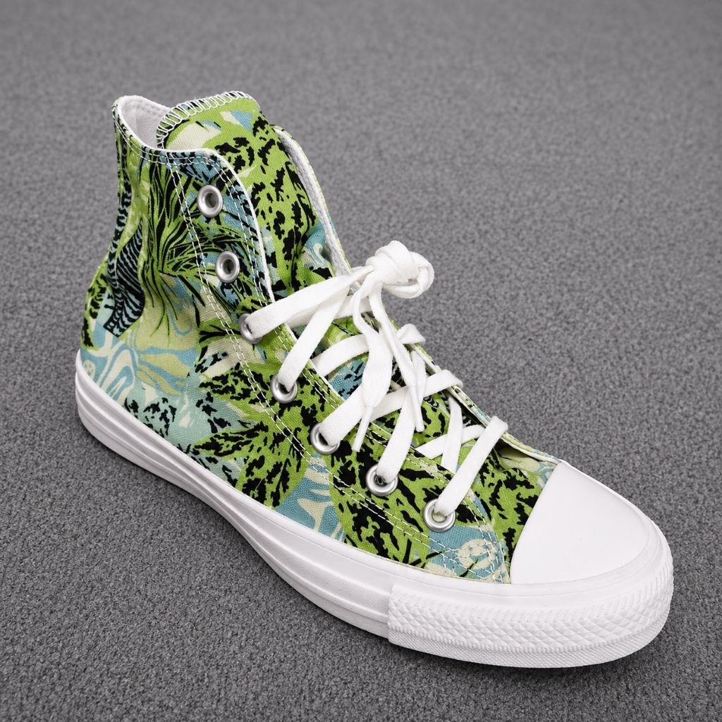 converse lime rave/light white a00547c Nos