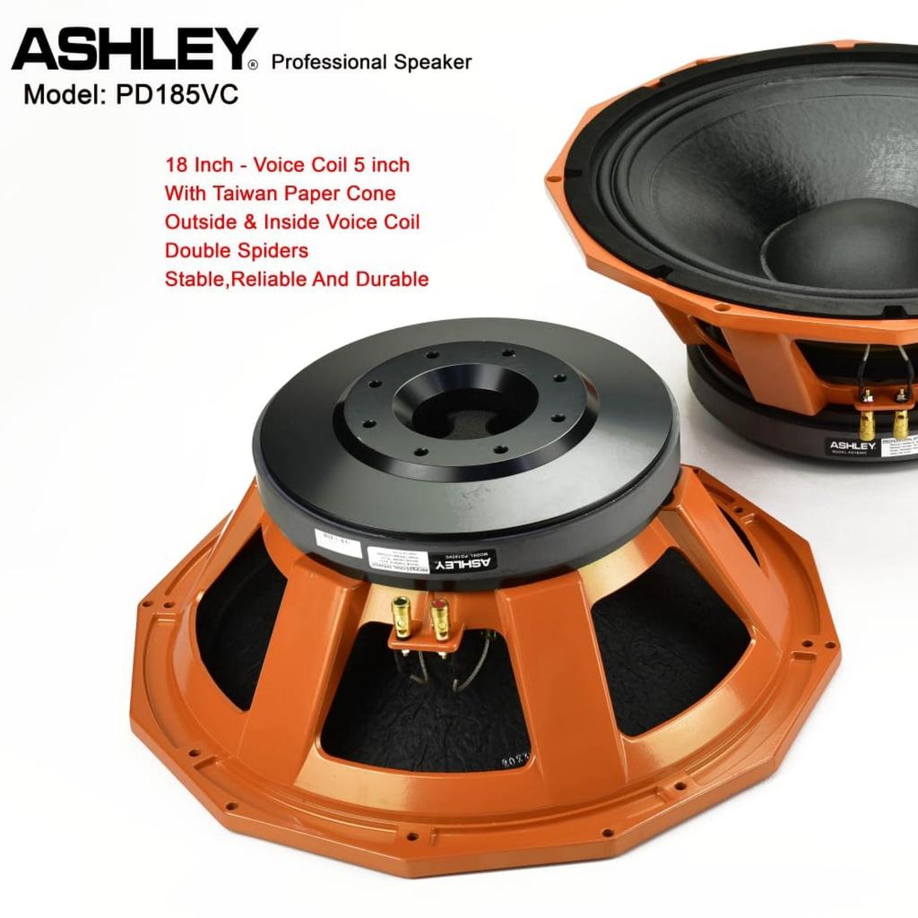 Speaker Component Ashley PD 185VC 18 inch Original Ashley PD185VC