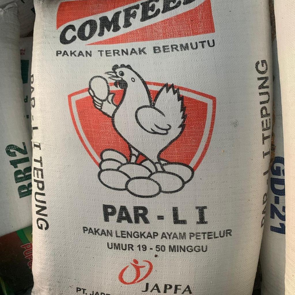Repack Pakan Ayam Petelur 19-50 Minggu Comfeed Par-L 1 Par-L Tepung Eceran Per Kg