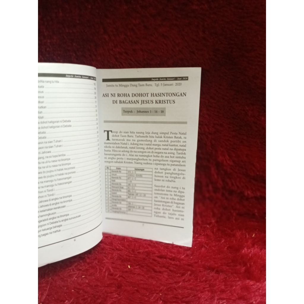 BUKU IMPOLA NI JAMITA ( HURIA KRISTEN BATAK PROTESTAN )