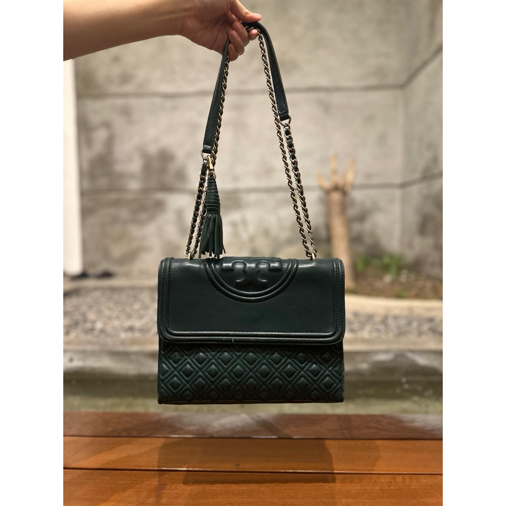 PRELOVED TORYBURCH FLEMING BAG ORI