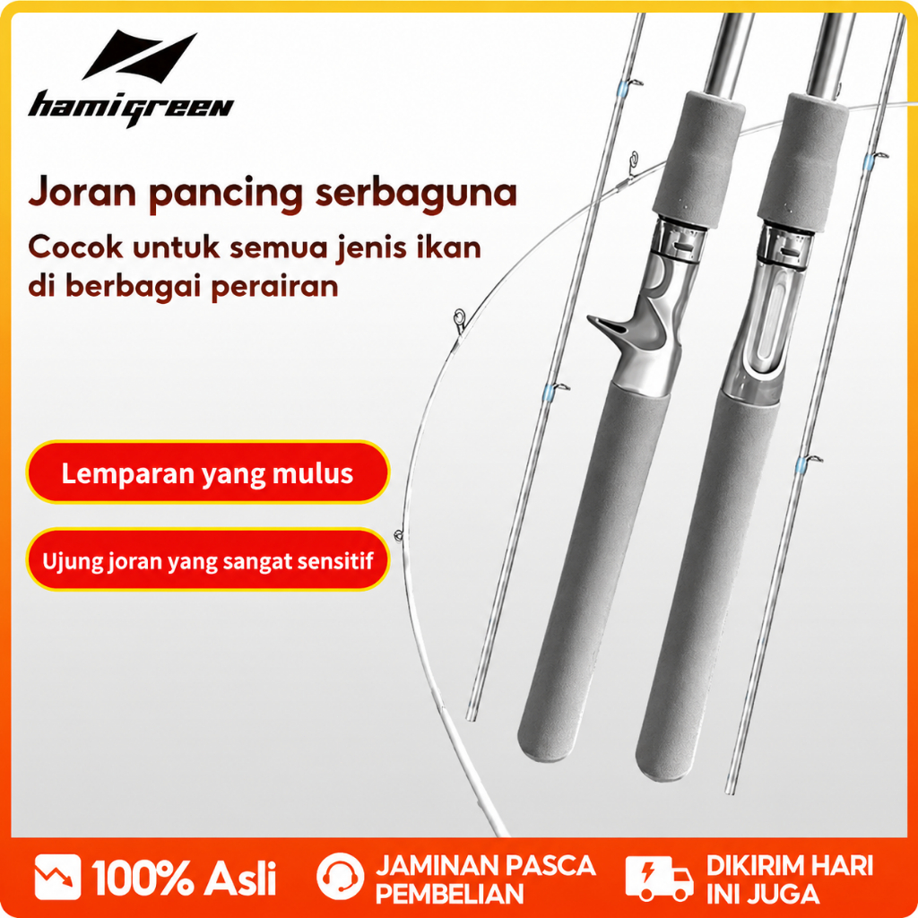 Hamigreen Spinning Rod Umpan Casting Rod spinning/casting Joran Pancing Karbon Pancing Putar/Casting