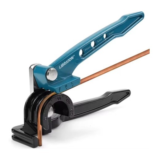 LIBRATON 10mm Pipe Bender 180 Degree Manual Tube Bender Copper Bender, Tubing Bender Aluminum and Th
