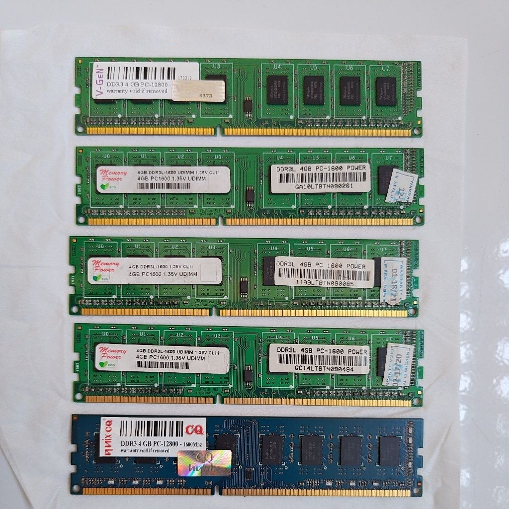 RAM PC DDR3 4GB PC3-12800U PC-12800 PC-10600