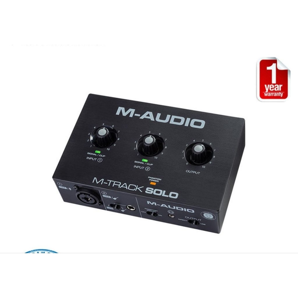 m-audio mtrack solo  audio recording interfaca m audio maudio