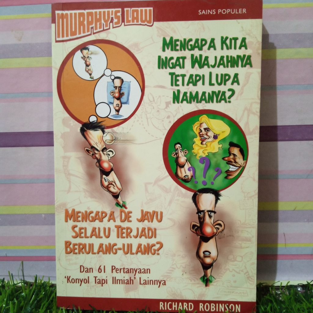 Buku Murphys Lawa - Mengapa Kita ingat wajahnya Tetapi Lupa namanya?  Bahasa Indonesia