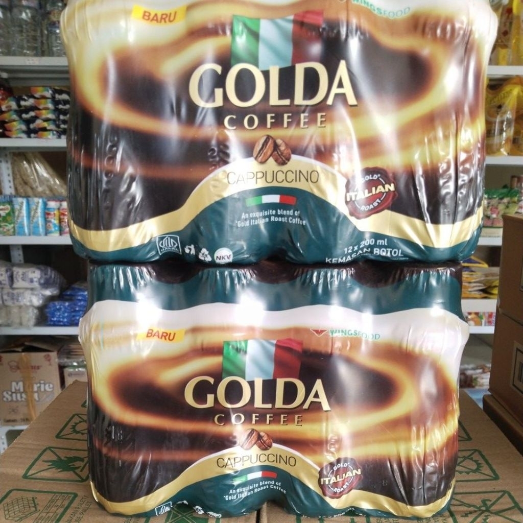 Minum Coffee Golda 200ml- Golda 12x200ml- Golda Cappucino. Golda Latte