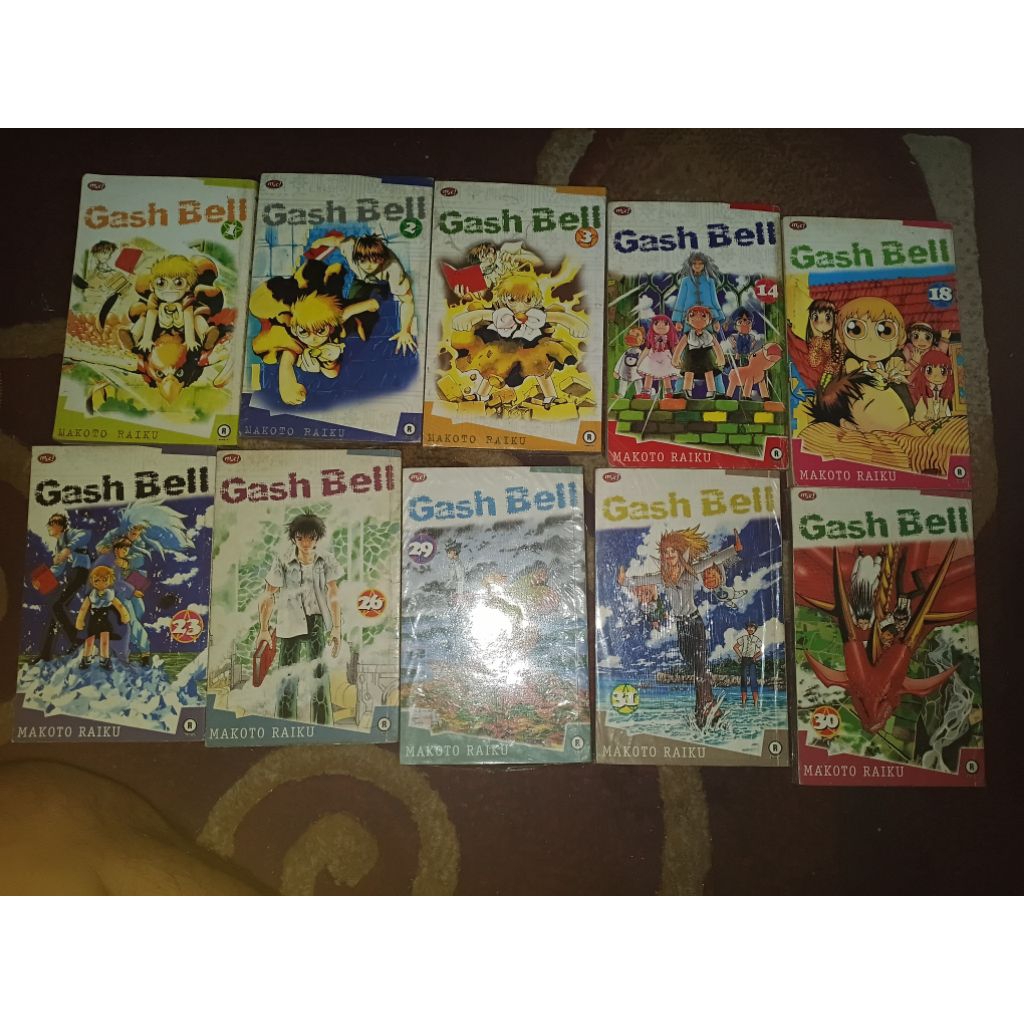 komik gash bell cabutan