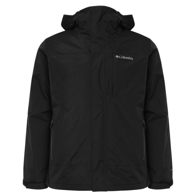 Jacket Columbia Gorpcore Black Waterproof Windproof Insulated Jacket Original Pria Musim Dingin Outd