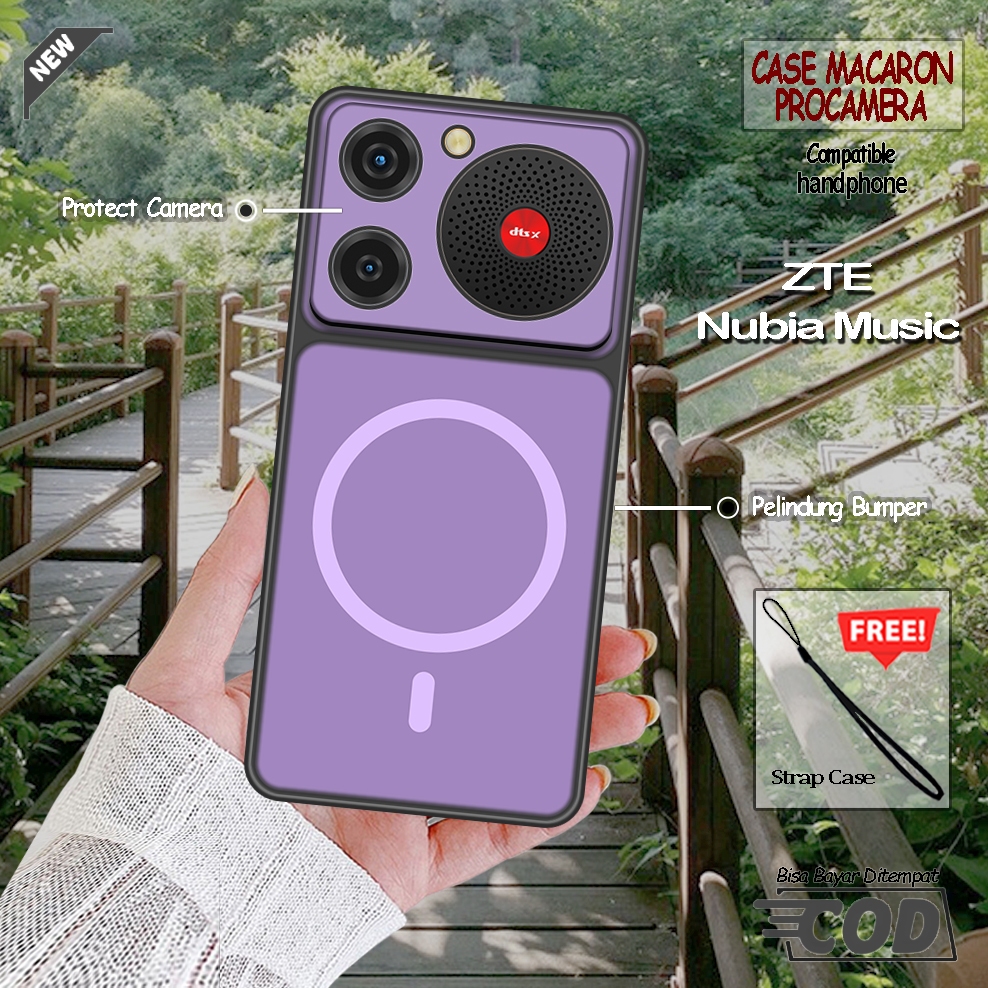 Case ZTE Nubia Music Terbaru - Softcase Macaron Procamera - Casing Silikon Smartphone - CaseMyway