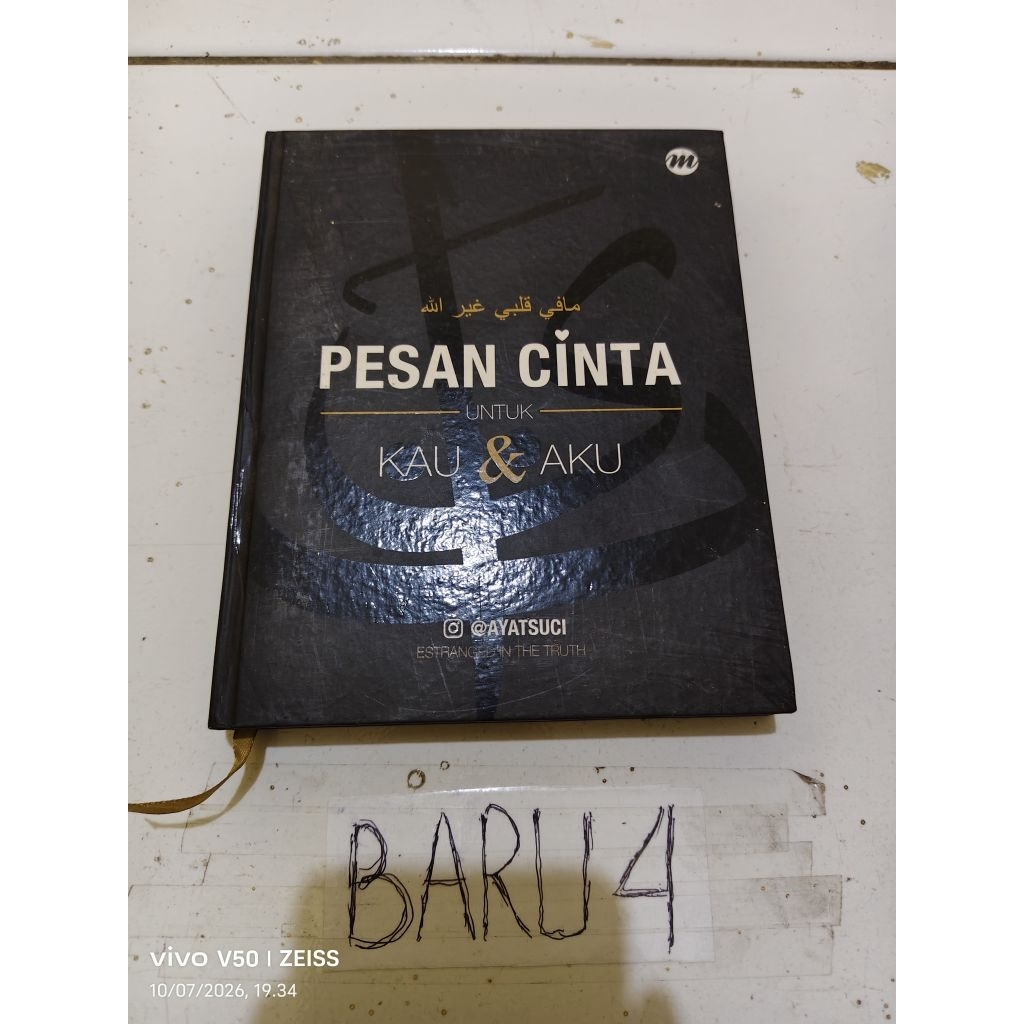 buku pesan cinta untuk kau dan aku by @AYATSUCI
