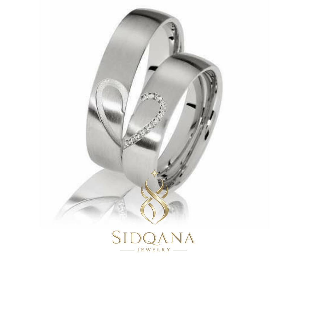 Sidqana Jewelry - Cincin Couple Silver Perak Murni - Couple Ring