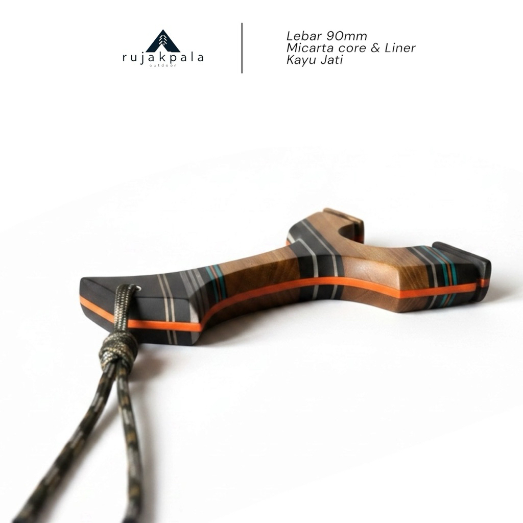 lab slingshot - ketapel premium Micarta core & Liner