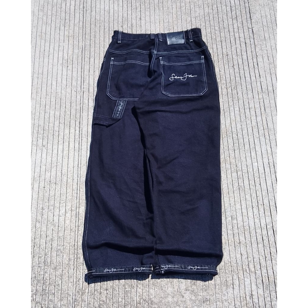 Sean John Long Length Pleated Carpenter Pants