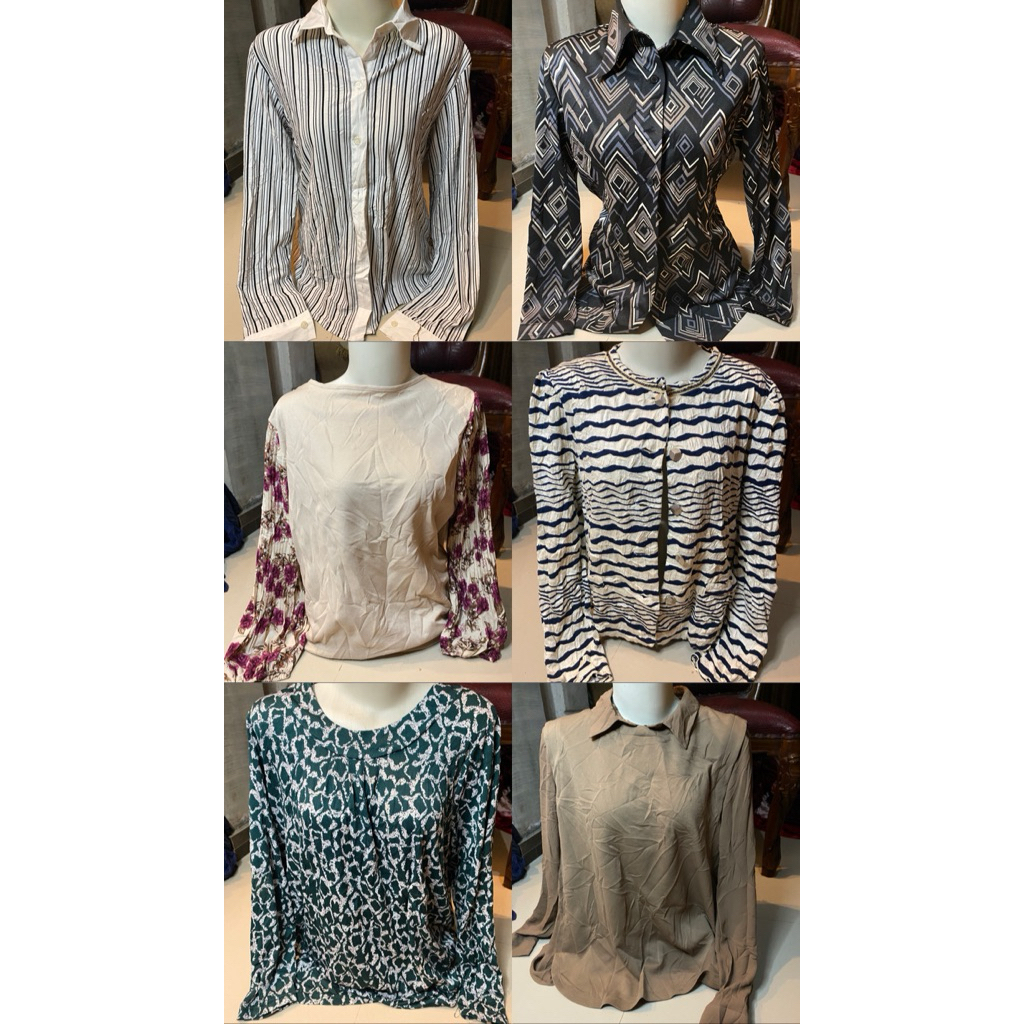 Atasan kerja Kemeja // Blazer // blouse berkerah wanita fashion korea