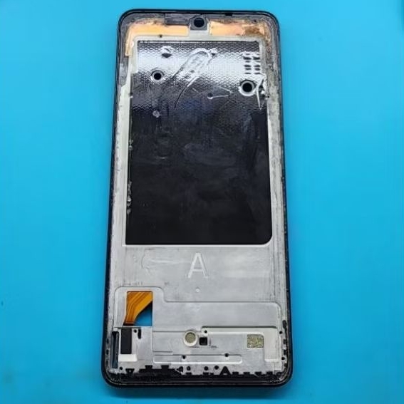 frame tulang tengah dudukan tatakan lcd xiaomi redmi note 12 pro original copotan