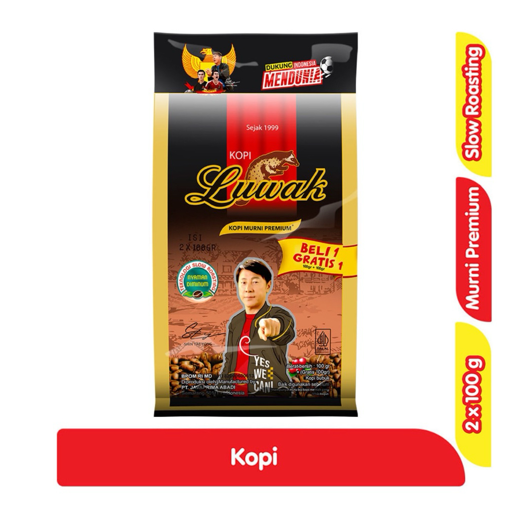 [BELI 1 GRATIS 1] KOPI LUWAK KEMASAN 100 GRAM Kopi Hitam Luwak Kopi Murni Hitam Kopi Luwak
